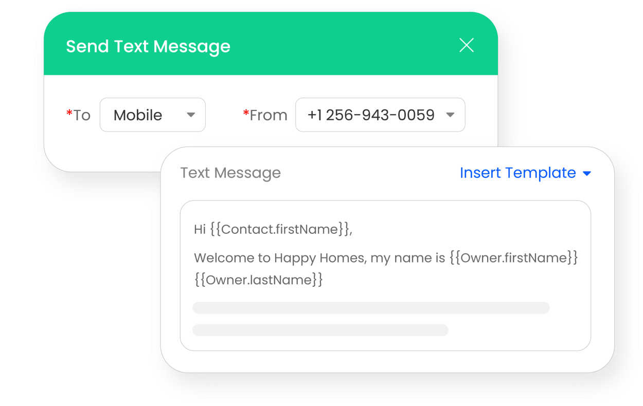 Time-saving SMS outreach templates